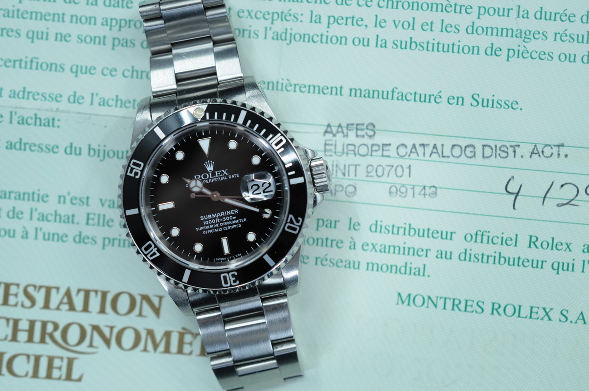 service rolex pris