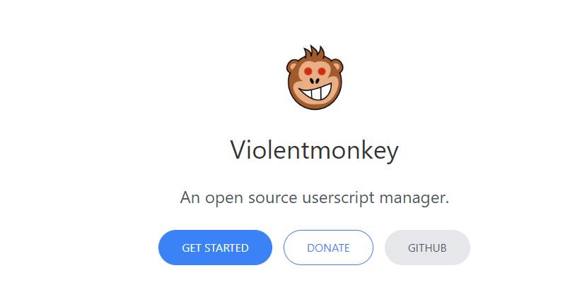 ViolentMonkey homepage