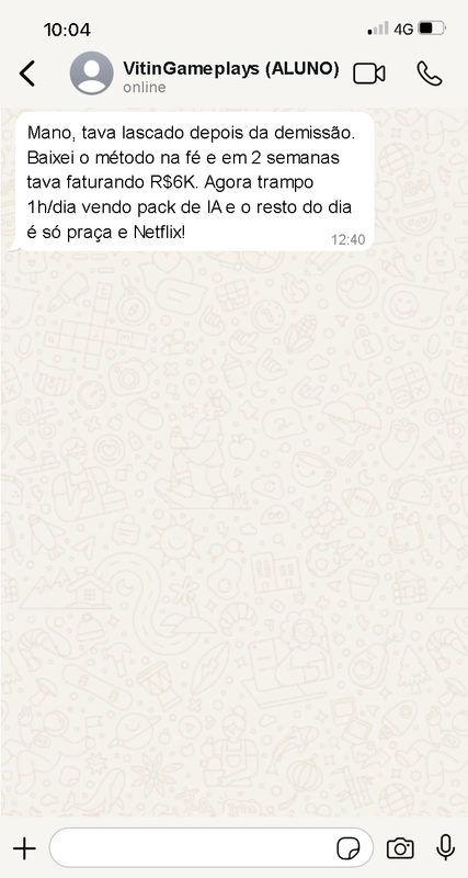Prova Social WhatsApp