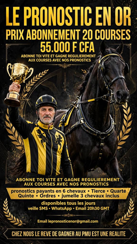 LE PRONOSTIC EN OR - Jean Michel Bazire