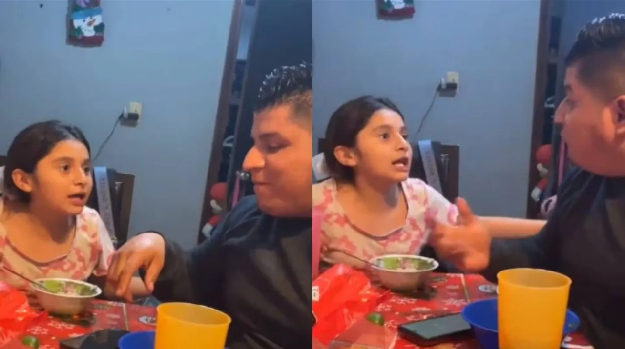 ¡No te lo pierdas! Niña explota con su papá por seguir a mujeres guapas en Instagram