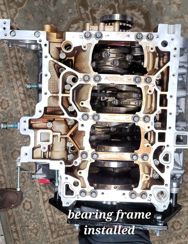 14 bearing frame installed