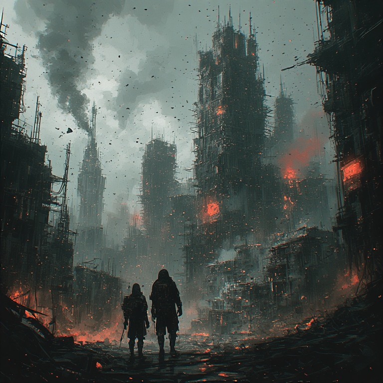 Cyberpunk-Apocalypse-Oil-paint-(46)
