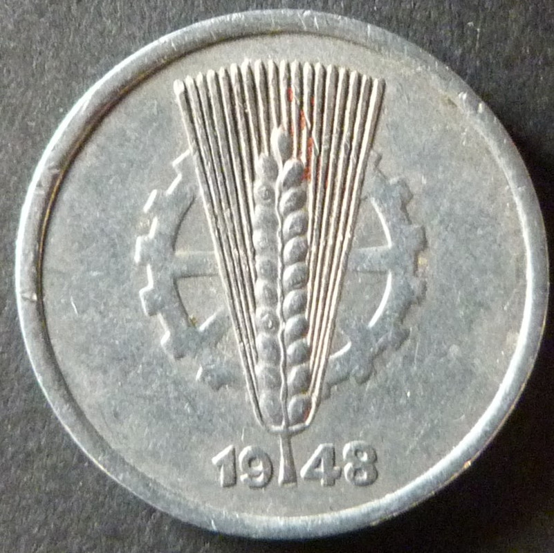 RDA. 5 Pfennig (1948) - rev