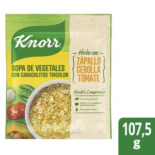 3455 | Sopa knorr x 107,5 gs - vegetales/caracolitos