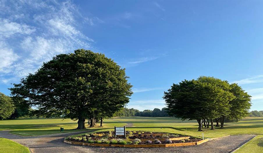 View across the fairways at Hainault Forest Golf Club