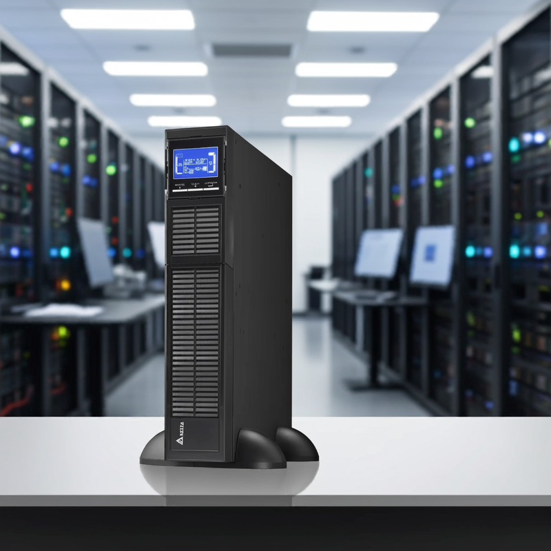 Painel traseiro do Nobreak Delta RX 3kVA