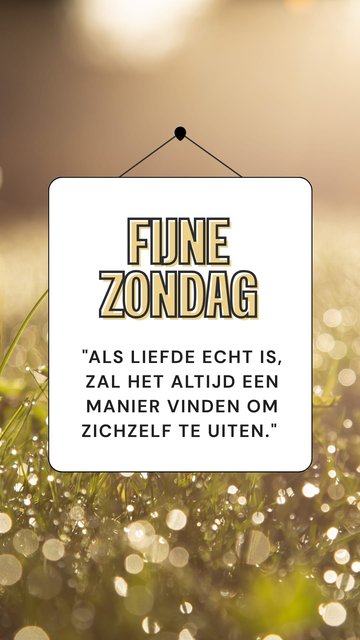 zondag