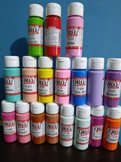 Pintura Acrilica de 60ml orocolor alto rendimiento colores 1pz