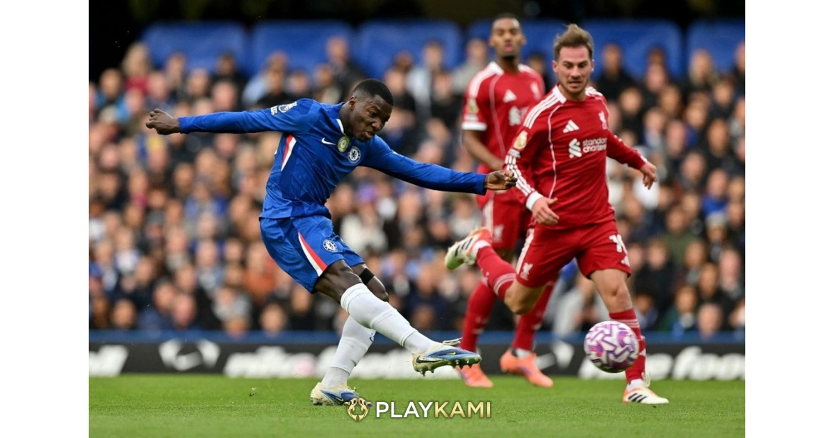 Caicedo membuka keunggulan chelsea