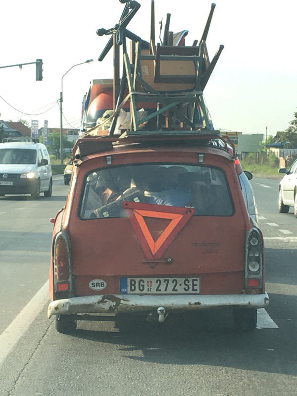 трабант на зрењанинцу