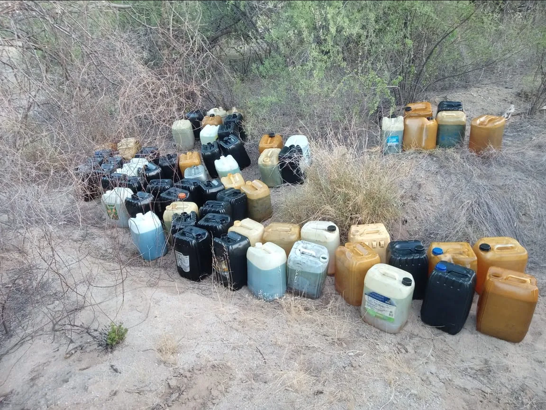 Guardia Nacional desmantela punto de venta huachicol en Sonora