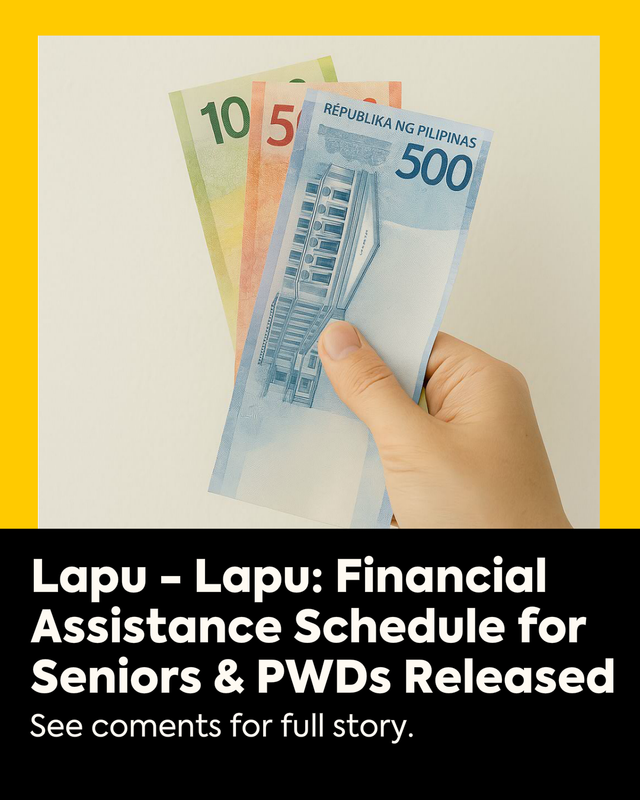 Lapu-Lapu City Financial Assistance Schedule