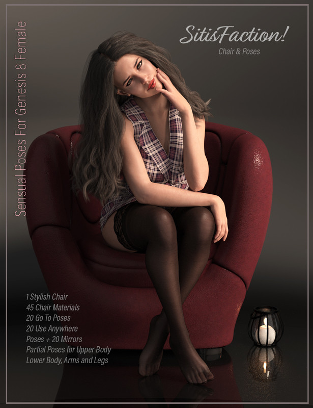Sitisfaction Poses and Chair for Genesis 8 Female Sitisfaction Poses and Chair for Genesis 8 Female