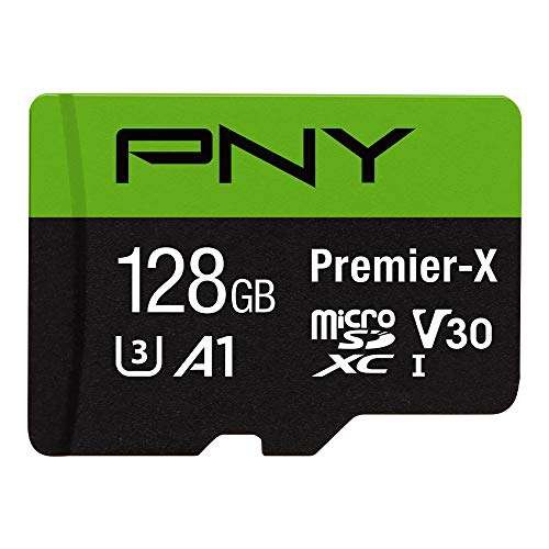 Amazon: Tarjeta de Memoria Flash micro SD XC - 100MB/s, Clase 10, U3, V30, A1, 4K UHD, Full HD, UHS-I,128 Gb