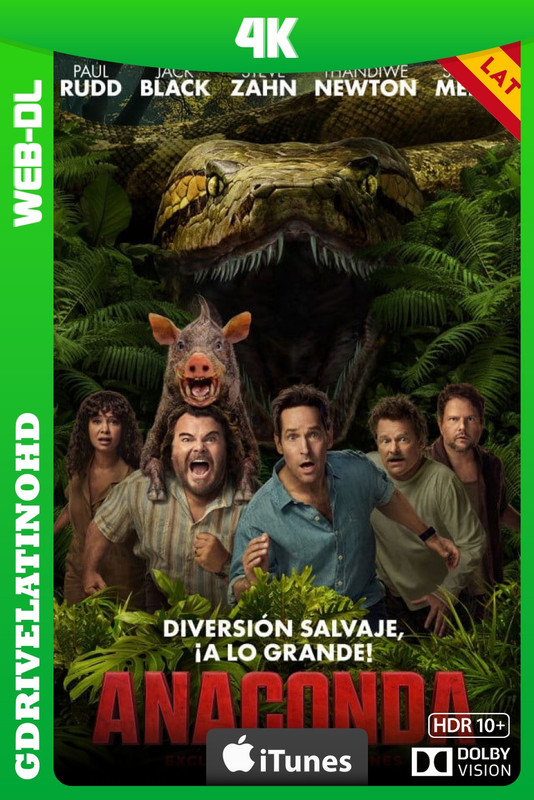 Anaconda (2025) IT WEB-DL 4K DV HDR10+ Latino-Inglés-Castellano