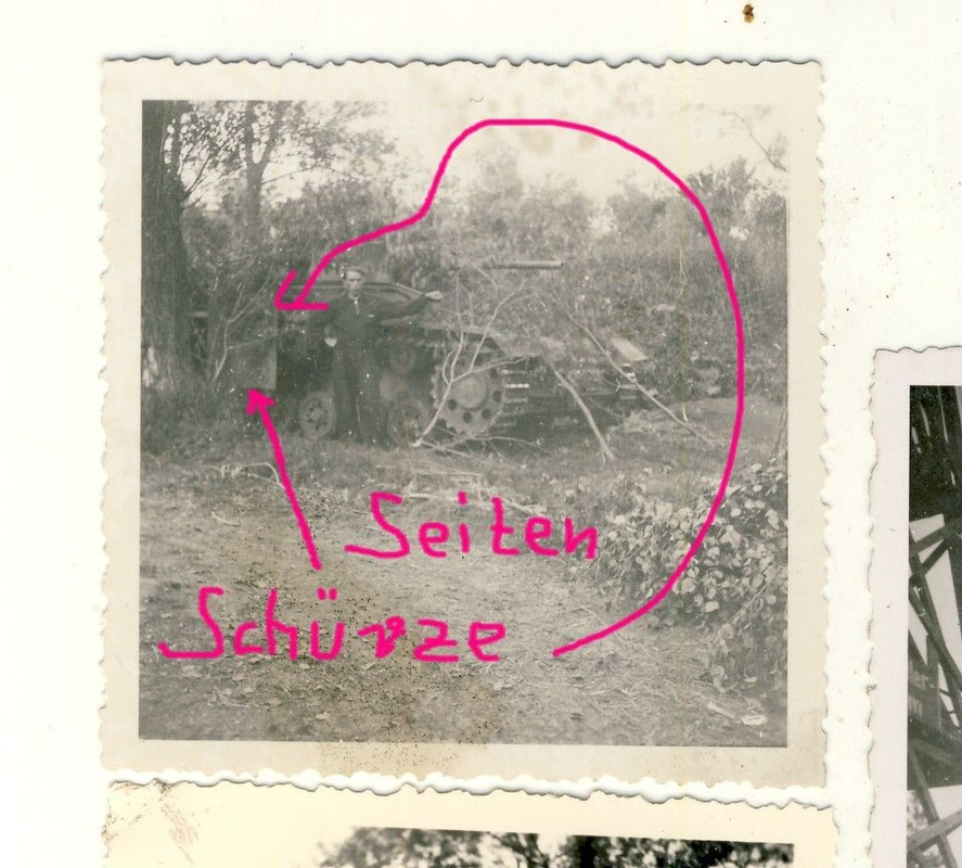 Stug ohne Kanone Panzer mit Schürze SFL Hummel S