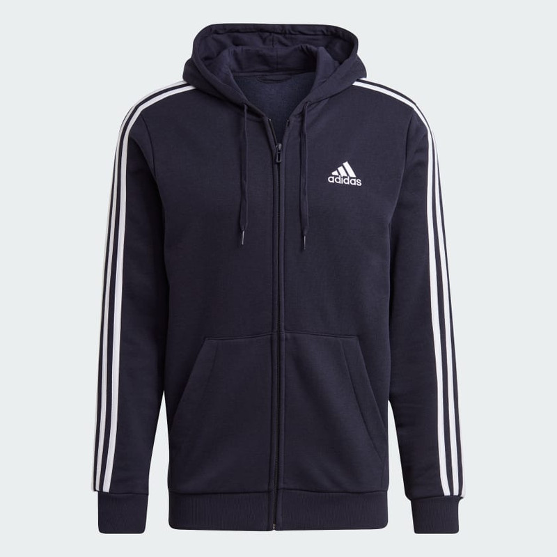 Score Big: adidas Men’s Essentials Fleece 3-Stripes Full-Zip Hoodie on Sale with Free Shipping Score Big: adidas Men’s Essentials Fleece 3-Stripes Full-Zip Hoodie on Sale with Free Shipping