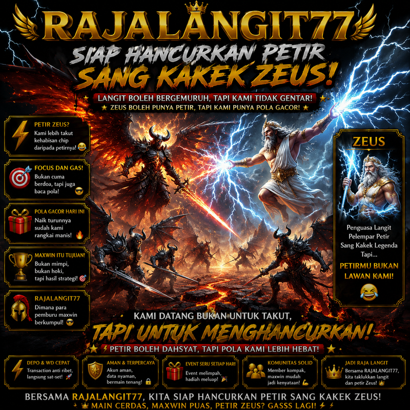 RAJALANGIT77 : Game Slot Online Dengan Bonus Besar Tanpa Batas Setiap Hari