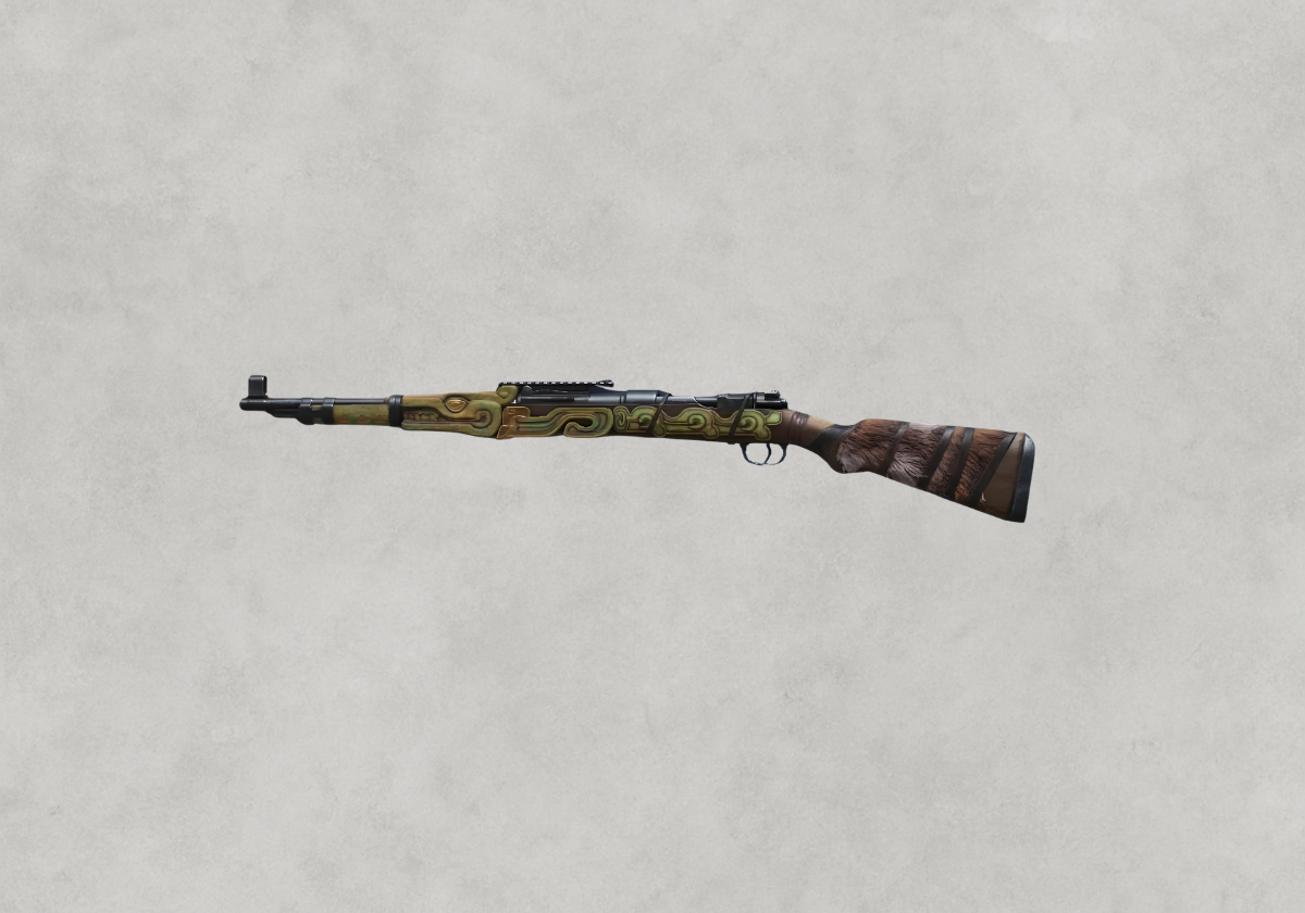 سكن Kar98k Rain Forest Dragon تنين الغابة الممطرة في ببجي