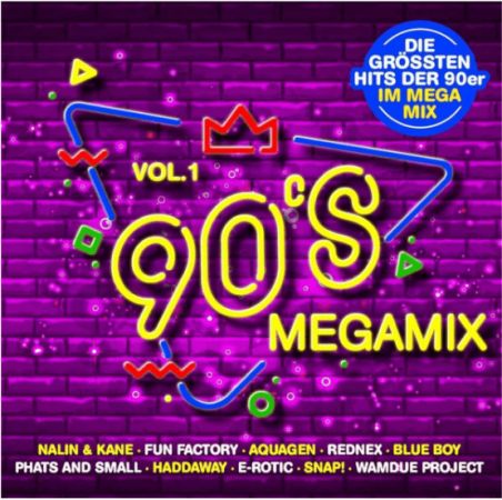 VA - 90s Megamix Vol.1 Die Hits Der 90er (2020) flac