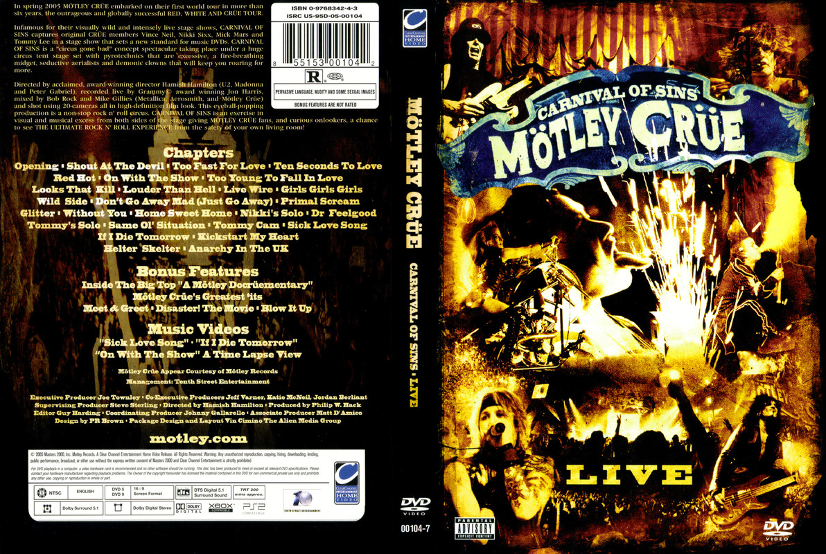 Motley Crue - Carnival of Sins