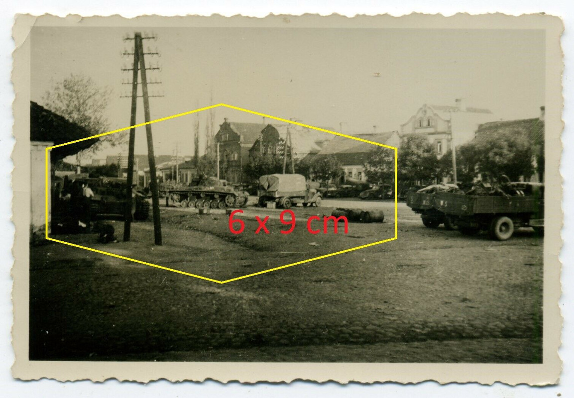 Foto Polen Stadt zwischen Siedlce & Brest Litovsk Straßenszene P