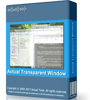 Actual Transparent Window 8.14.4