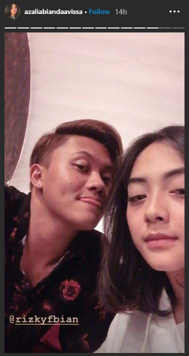 Rizky dan Azel (Instagram/azaliabiandaavissa)