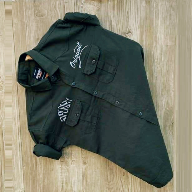 *মেনs সোলিড কালার কটন শার্ট*