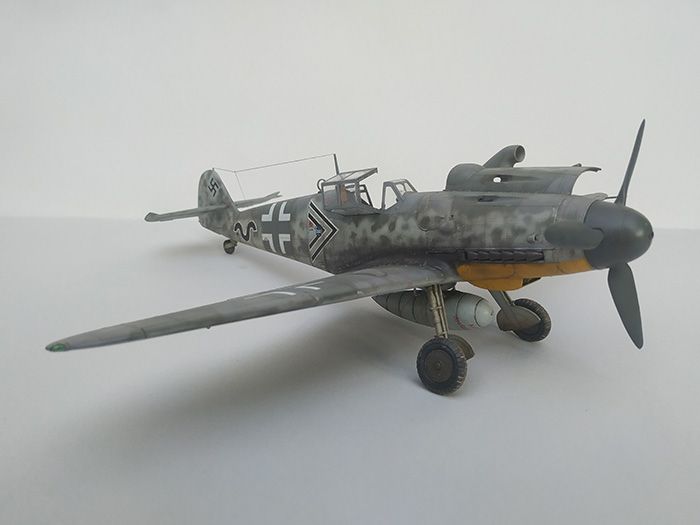 Bf-109G-6 Kirschner, Trumpeter1/32 i Mistercraft 1/72 IMG-20210707-195847