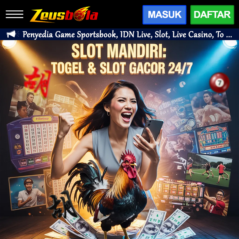 SLOT MANDIRI: Togel & Slot Gacor 24/7, Transaksi QRIS Kilat, Paling Aman dan Terpercaya image 1