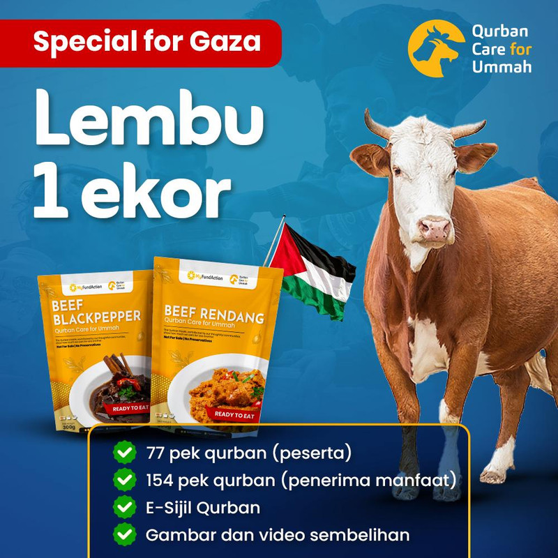 Qurban 1 ekor lembu 2025