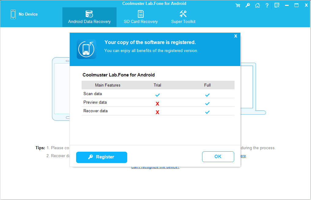 coolmuster lab fone for android mac