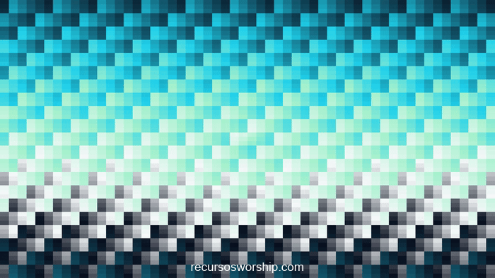 loop vj píxeles teal aguamarina bandas horizontales