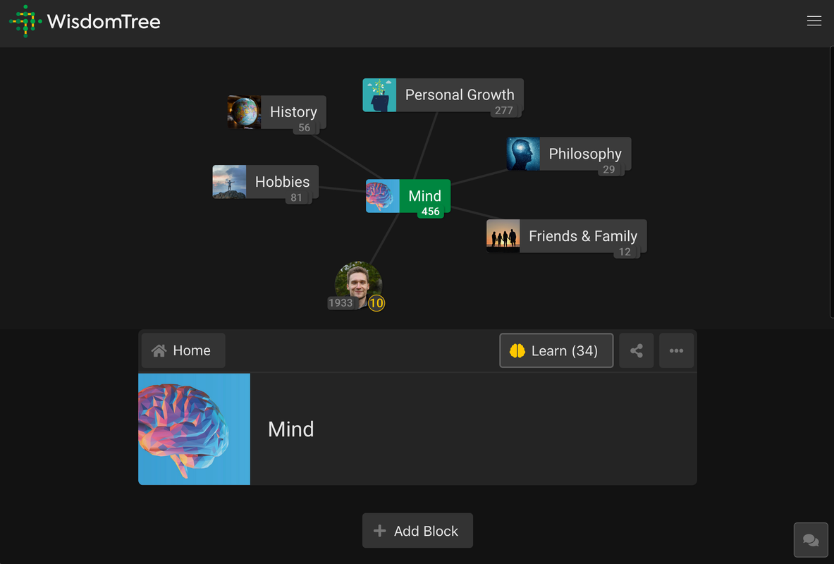 WisdomTree dark mode