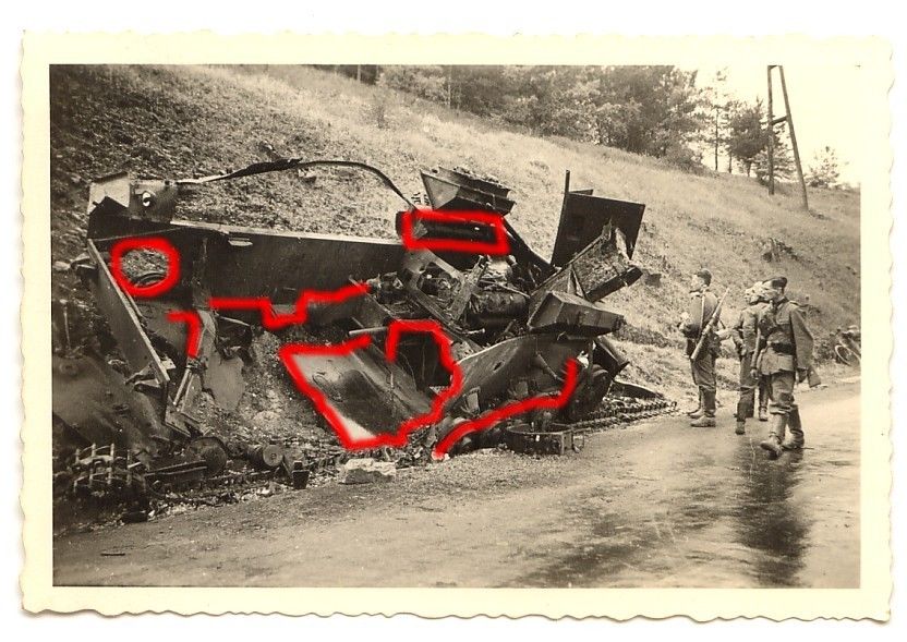 deutscher Panzer IV abgeschossen total zerstört 