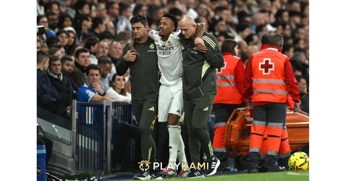 Playkami highlights Eder Militao mengalami cedera