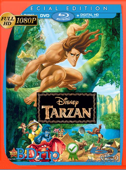 Tarzan (1999) BDRip [1080p] [Latino] [GoogleDrive] [RangerRojo]