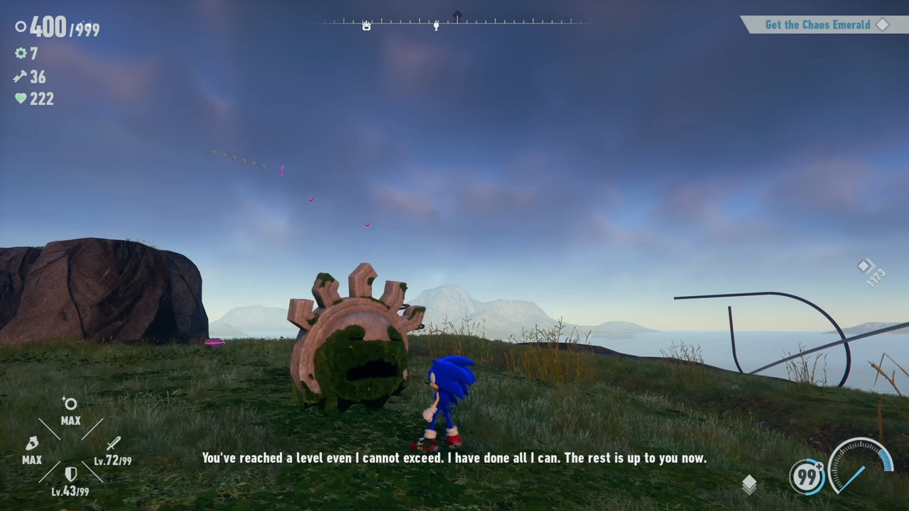 Sonic Frontiers_ Max Level is BROKEN   Secret Dialogue! (Silver Reference) 0-18 screenshot