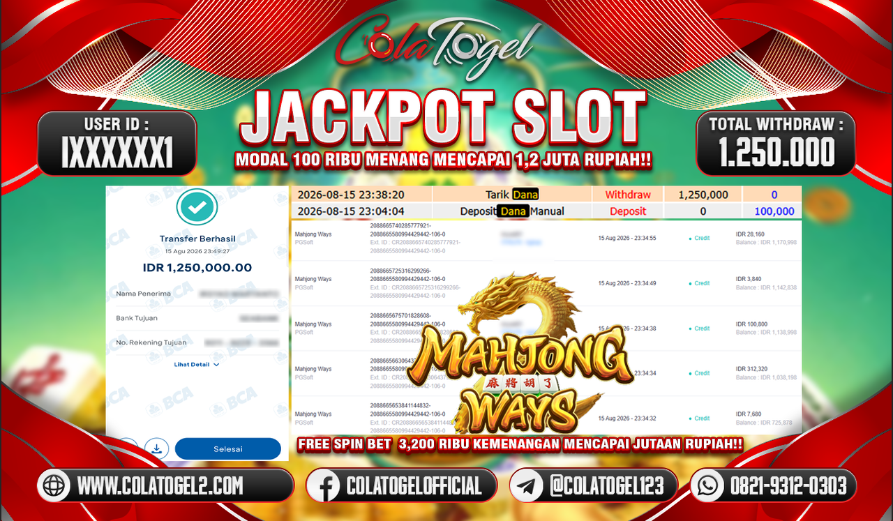 JACKPOT SLOT GACOR!!