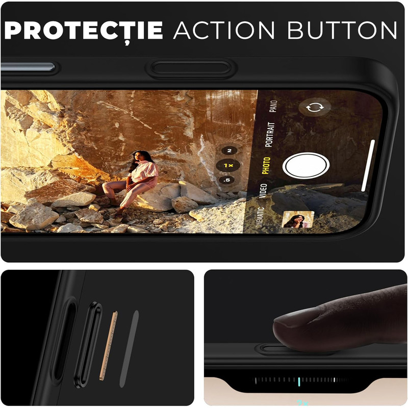 Husa pentru iPhone 17 Pro Daden® Armor Pro din fibra de aramida/Kevlar, MagSafe Integrat, Margini portejate, Protectie Antisoc, Camera Ultra Safe, Negru 716Lm1Ij Y7L AC SL1500 copy