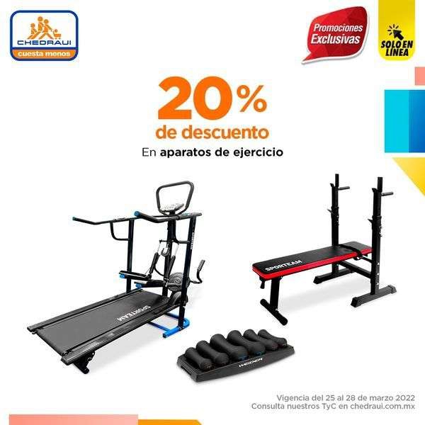 Chedraui: 20% de descuento en albercas y aparatos de ejercicio 