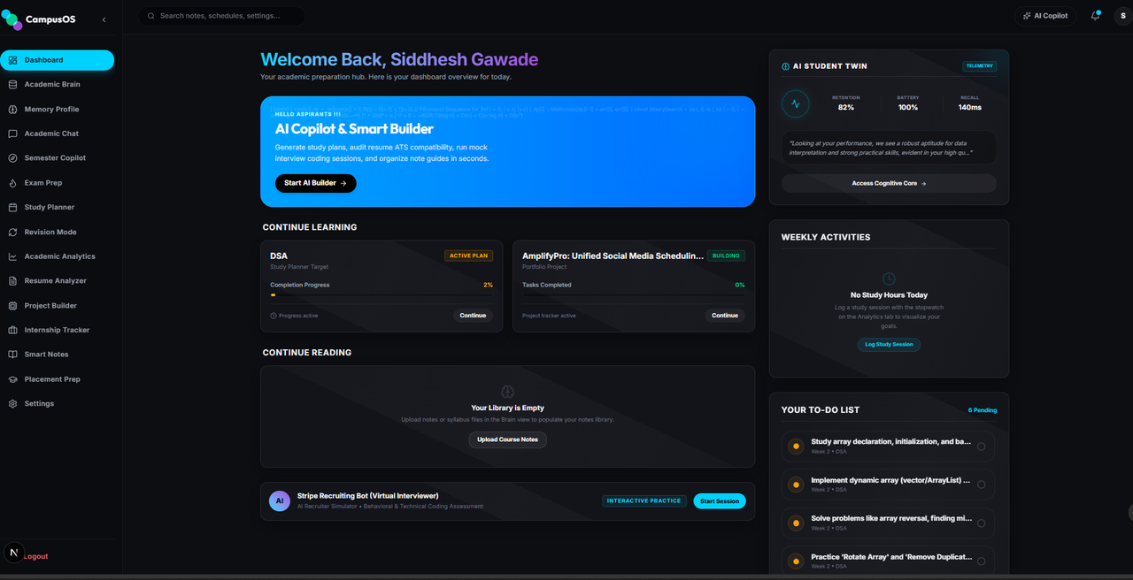Main Dashboard