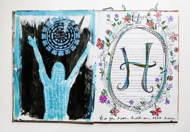 Styling Art Journals for Social Media
