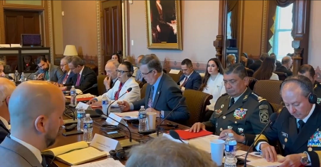 Presenta Ebrard agenda de México sobre combate al fentanilo y tráfico de armas