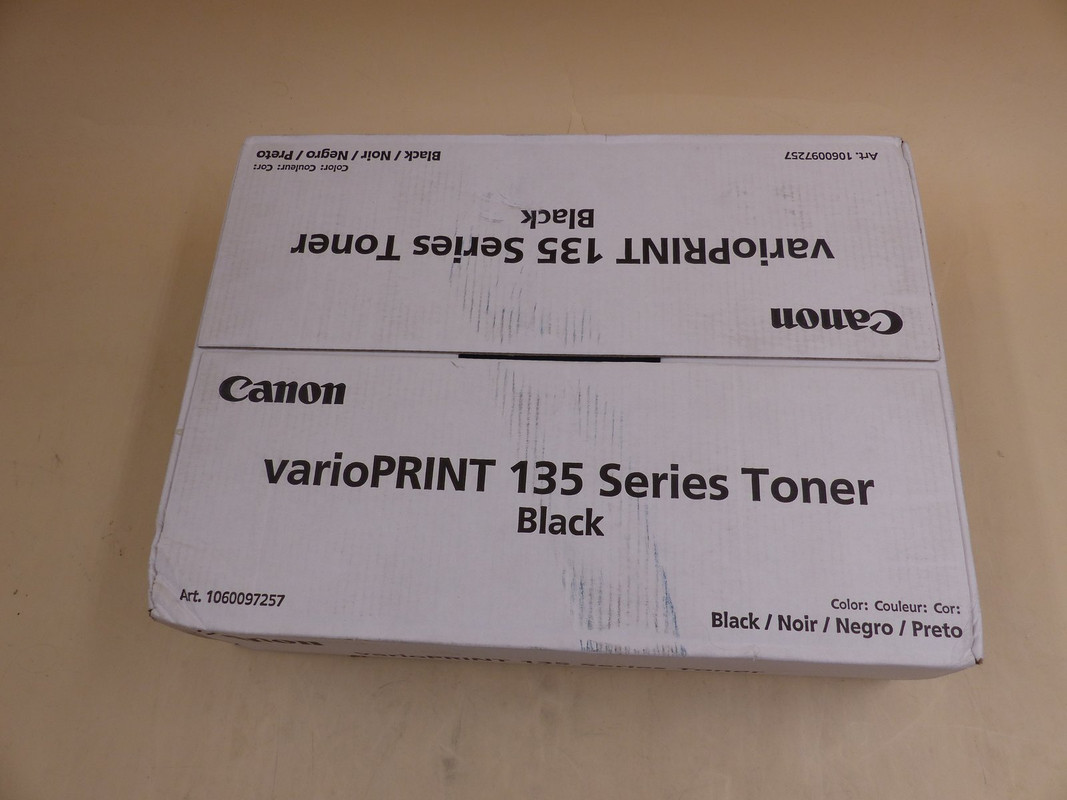 CANON GENUINE VARIOPRINT 135 SERIES BLACK TONER 6117B005(AA)