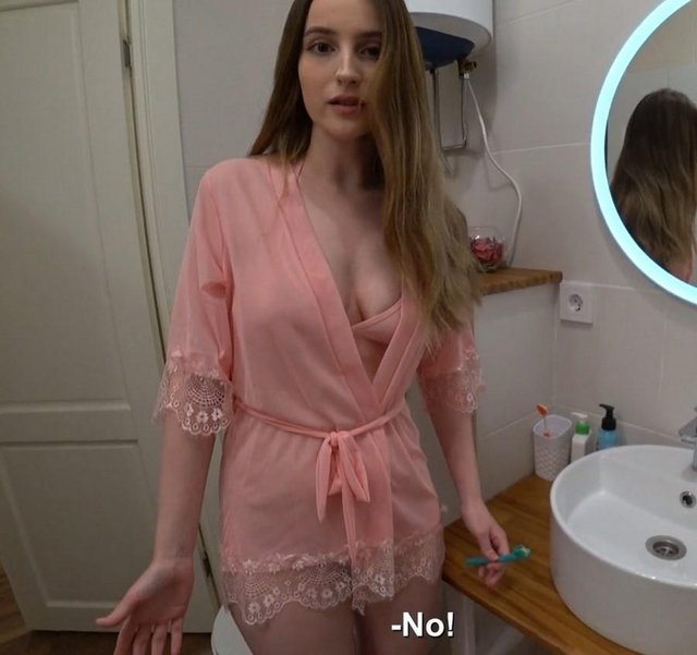 Stepsister Help Me With Morning Erection 1