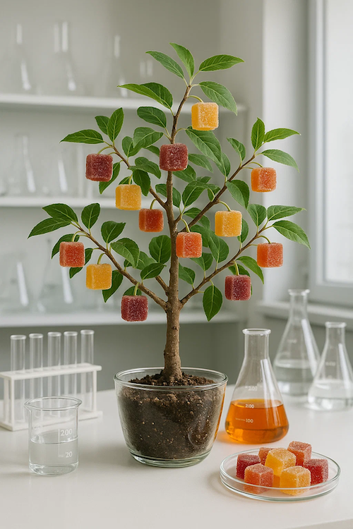 arbrisseau à pâtes de fruits.