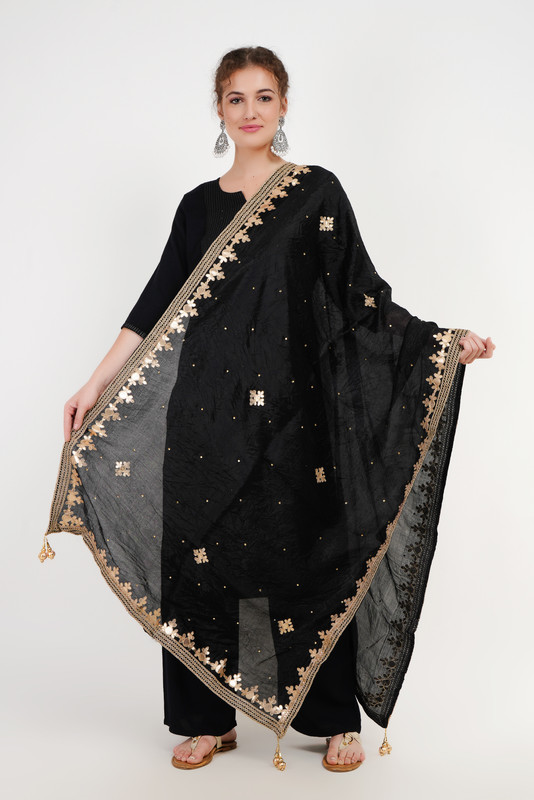 Sciarpa stola Way2Like Art seta Dupatta dolce Arif design sciarpe hijab designer - Foto 11 di 45